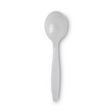 Georgia-Pacific Dixie 5.75" Heavy-Weight Polystyrene Plastic Soup Spoon by GP PRO (Georgia-Pacific), White, SH207, 1,000 Count (100 Spoons Per Box, 10