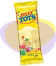 Beacon Jelly Tots White Chocolate | 80g * 4 Bars | White Milk Chocolate | Jelly Tots |