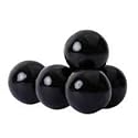 Large Black Gumballs - 2 Pounds x 1 inch - Approximately 120 Gumballs Per Bag
