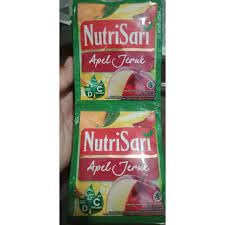 NutriSari Apel Jeruk Apple Orange Instant Drink Powder 10-ct, 110 gram