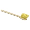 Utility Brush, Polypropylene Fill, 20" Long, Tan Handle