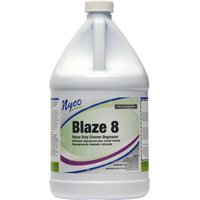 Nyco Blaze 8 Heavy Duty Cleaner Degreaser - 128 oz - Powerful, Fast-Acting Super Strength Degreaser for Toughest Cleaning Jobs - (NL220-G4)