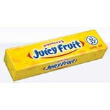Wrigley Single Serve Juicy Fruit Gum -- 120 per case.