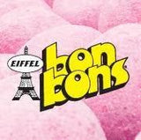 Eiffel Bon Bons 1.25oz 8 Bag Variety Snack Pack, French Candy (4 Strawberry, 4 Blue Raspberry)