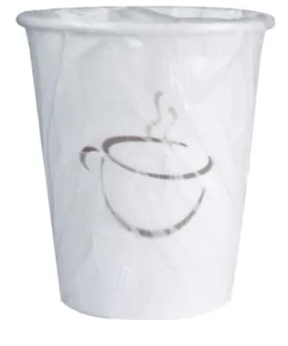 LPS Lowpricesupply 50 PACK - 9 oz. Hotel Motel Room Paper Individually Wrapped Cups Coffee Design Dreams Hot Paper Cups