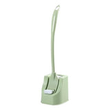 XINCHANG Bathroom Toilet Bowl Brush and Holder Set Bathroom Deep Cleaning Toilet Cleaner Scrubber with Bristle for Dead Corner Clean (Green)