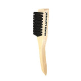 Professional Laundry Brush for Stains on Clothes, Nylon Bristles & Wooden Handle, Stain Scrubber for Hand Washing and Fabric Spot Cleaning Tool