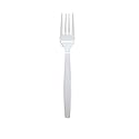 Karat U2020W 7" PS Extra-Heavy Weight Disposable Fork, White (Pack of 1000)