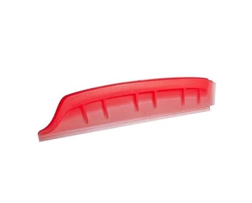 California Car Duster Water Blade, Jelly Blade, Silicone, Red, Each