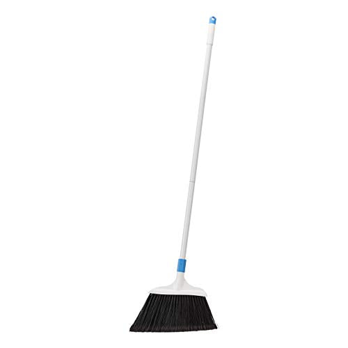 Amazon Basics Heavy-Duty Floor Cleaning Broom with Stiff Bristles, Sturdy 3-Piece Handle, Easy to Assemble, Indoor Outdoor Use for Driveways