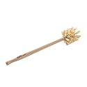 ELDR Supply Bottle Brush, 14in Extra Long German Beechwood Handle, Strong Hemp Bristles, Zero Waste, Cleans and Scrubs Hard to Reach Wide Mouth Jars