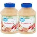 Great Value Unsweetened Applesauce, 46 oz (Pack of 2)