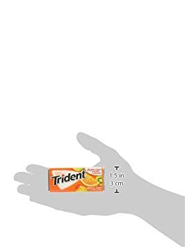 Trident Fruit Variety Pack Sugar Free Gum, 14 Count, Pack of 20
