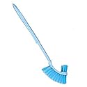 MINI DEER Toilet Brush Soft Bristle Kinsky Strong Bristles Good Grips Hideaway Compact Long Brush for Bathroom Toilet The Rim Bowl Brush Pure Clean in