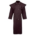 Oil Skin Duster Brown