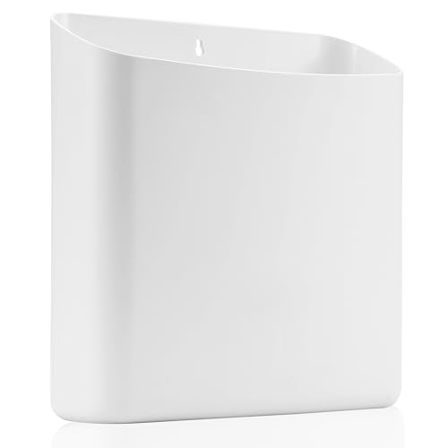 MONJITA Lint Bin for Laundry Room, Magnetic Lint Trash Can for Dryer, Modern Lint Holder, Lint Box for Laundry Room Organization, Wall Mounted Trash