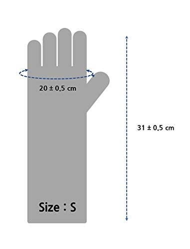 Mamison Quality Kitchen Rubber Gloves, Cleaning, Dish Wash, Dust Removal, Reusable Natural Latex Gloves (10 Pairs, Small)