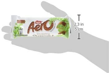 Nestles Aero Bubbly Bar Peppermint Chocolate 36g x12- UK Chocolate Candy.