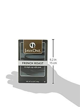 Java One French Roast Coffee, 14-Count Pods (Pack of 6)