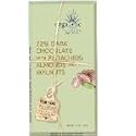 NIRVANA BELGIAN CHOCOLATES Organic Dark Chocolate Pistachio Walnut Almond, 3.5 OZ
