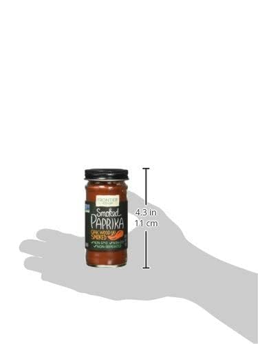 Frontier Co-op Smoked Ground Paprika, All Natural Paprika Powder, Kosher | 1.87 Ounce (Pack of 1)