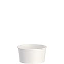 Solo VS606X-02050 6 oz White Vs DSP Paper Food Container (Case of 1000)