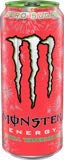 Monster Energy Drink Zero Ultra Variety - Paradise, Violet, Sunrise, Red 16 ounce (Pack of 16) and Stinger Chews (Assorted)