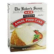 H?E?B Baker's Scoop Premium Fat Free Angel Food Cake Mix(pack of 3)