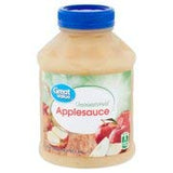 Great Value Unsweetened Applesauce, 46 oz (Pack of 2)