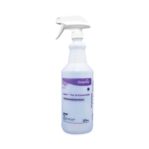 Diversey Oxivir Five 16 Concentrate Replacement Bottle, 32 oz, White