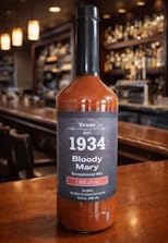 Texas Est. 1934 Bloody Mary Premium Mix | Natural ingredients Recipe | Fresh Vegetables Blend | Low Carb, Low Calories | Ready to Use | 32 OZ Bottle