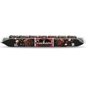 Rochers Suchard Chocolat Noir Fourres Praline 7x35g (Rochers Suchard French Dark Chocolate Truffles 7x35g)
