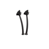 2 Pcs Scrub Brush with Handle 11'' Dish Scrubber Brush Kitchen Sink Brush Black Long Handle Dish Cleaning Brush for Kitchen Dishes Pot Sink
