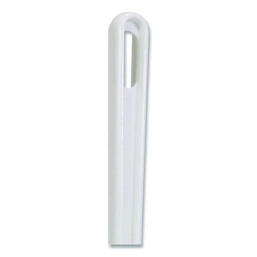 Boardwalk Spiral Toilet Bowl Brush, Long 13" Handle, Commercial Design, White, Long-Lasting Fully Bristled Head, Made in the USA