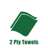 BLUE WINDSHIELD TOWEL, 2 PLY, 9.25X10.25, 168/PK, 12 PK/CS