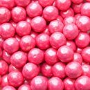 COLOR SPLASH- BUBBLE GUMBALLS - COLOR SPLASH 2 LBS X 1/2" PEARL PINK GUMBALLS STRAWBERRY FLAVOR REFILLS - GUMBALL MACHINE