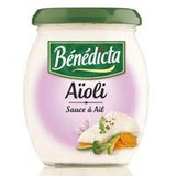 Benedicta Sauce Aioli Pulpe d’Ail 260g (Benedicta Aioli Sauce With Garlic Pulp 260g)