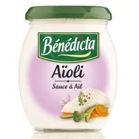 Benedicta Sauce Aioli Pulpe d’Ail 260g (Benedicta Aioli Sauce With Garlic Pulp 260g)