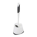 Clorox Under-Rim Toilet Bowl Brush with Corner Storage Caddy, 16 x 5 x 5.5 in