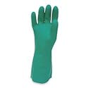 Radnor Size 9 Green Radnor 13" Unlined 15 mil Unsupported Nitrile Gloves With Sand Patch Finish