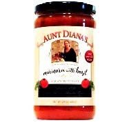 Aunt Dianas Pasta Sauce Marinara with Basil