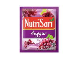 NutriSari Anggur Grape Instant Drink Powder 10-ct, 110 gram (Pack of 2)