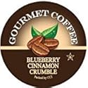 Blueberry Cinnamon Crumble Flavored Coffee Pods - 35 Count Gourmet Single Serve Cups Compatible with Keurig Brewers - Sweet, Fruity & Spiced Medium