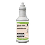 Tannin Stain Remover, 32 oz Bottle, Fruity, 6/CT