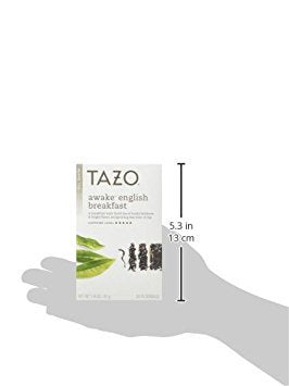 Tazo Awake English Breakfast Black Tea - 20 Tea Bags (Pack of 3)