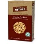 BACK TO NATURE Cookies Granola Dark Chocolate Oats, 8.5 OZ
