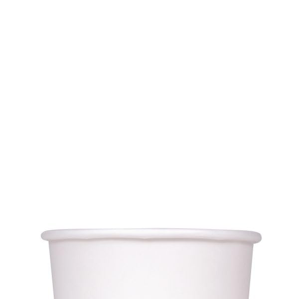 Karat [6oz - 500 ct] Paper Ice Cream Cups, Disposable Soup Bowls, Dessert Bowls for Hot or Cold Food, 96mm Rim - White (FP-GFC6W)