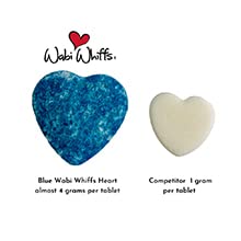 Wabi Whiffs Fizzing Toilet Bombs - Crystal Night | Natural Bathroom Deodorizer | Odor Eliminator Tablets For Freshness & Cleanliness | Eco-Friendly