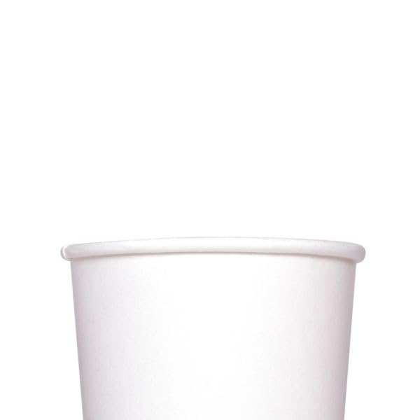 Karat [16oz - 500 ct] Paper Soup Bowls, Disposable Plastic-Free Party Supplies for Hot or Cold Food, 96mm Rim - White (FP-GFC16W)