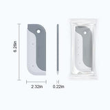 Amouy Small Rubber Squeegee(2 Pack),Kitchen Sink Squeegee for Countertops and Dishes.Multi-Purpose,for Vanity Tops,Bathroom Mirrors,Car Windows